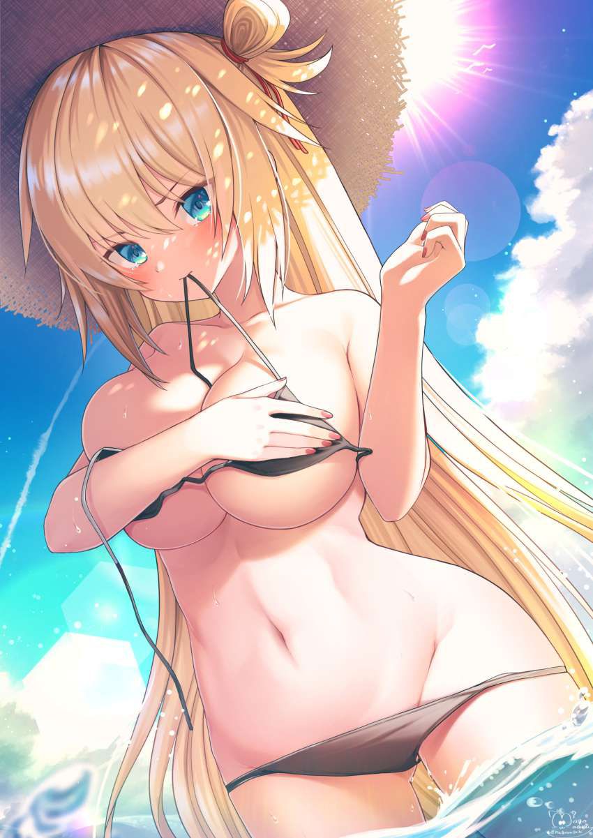 【Sea Story】Secondary erotic image of busty bikini with wind and clouds 6
