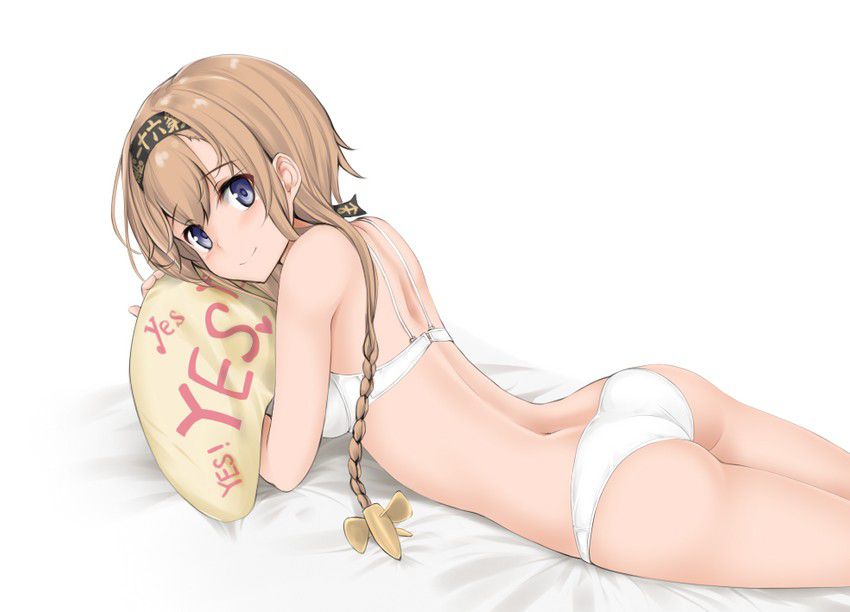 Erotic cute image of braided beautiful girl 34