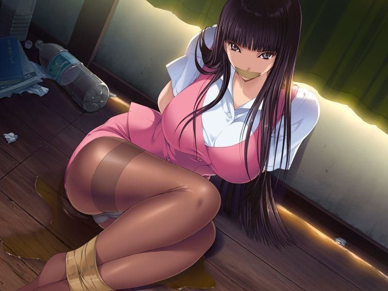 Secondary erotic restrained erotic images where girls who can not move are being lewd 8