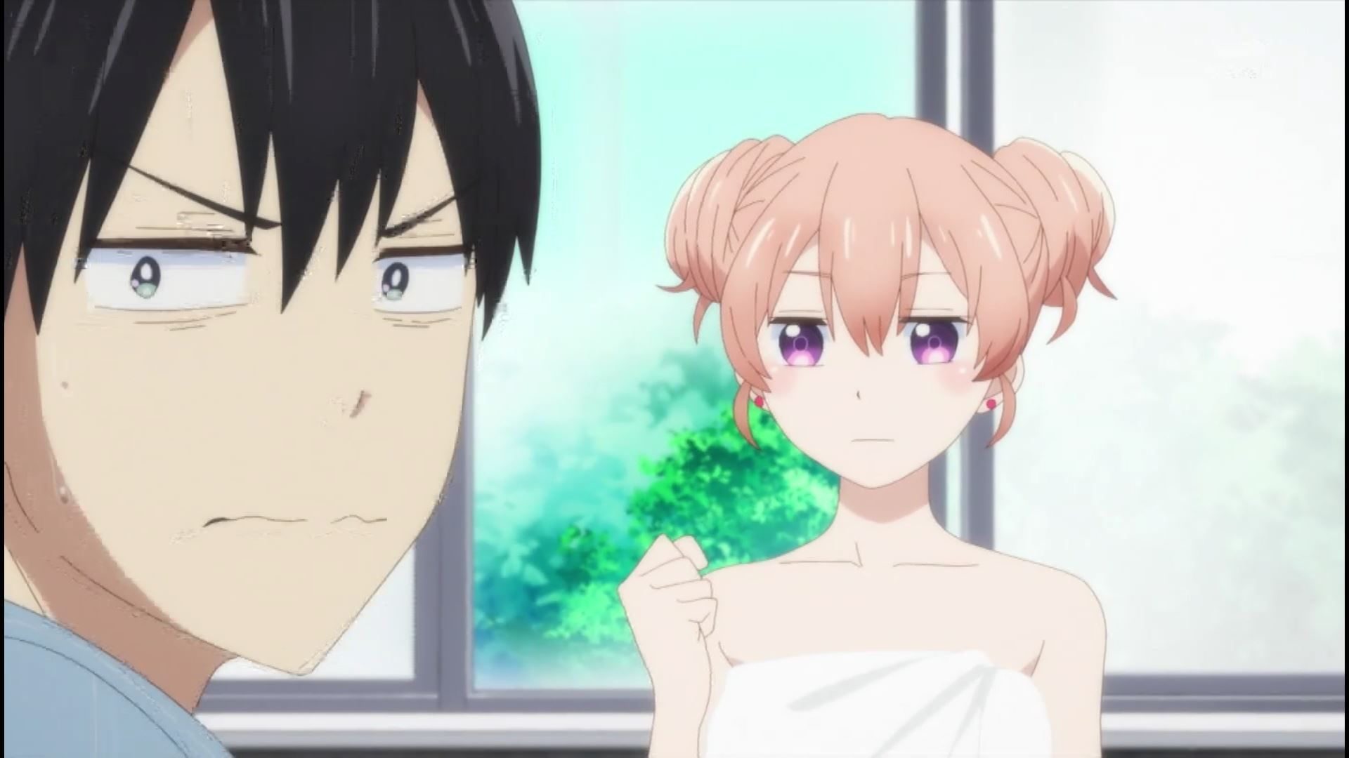 Anime "Cuckoo's Wife" In episode 3, such as a bath towel figure in a girl's erotic shower scene! 15