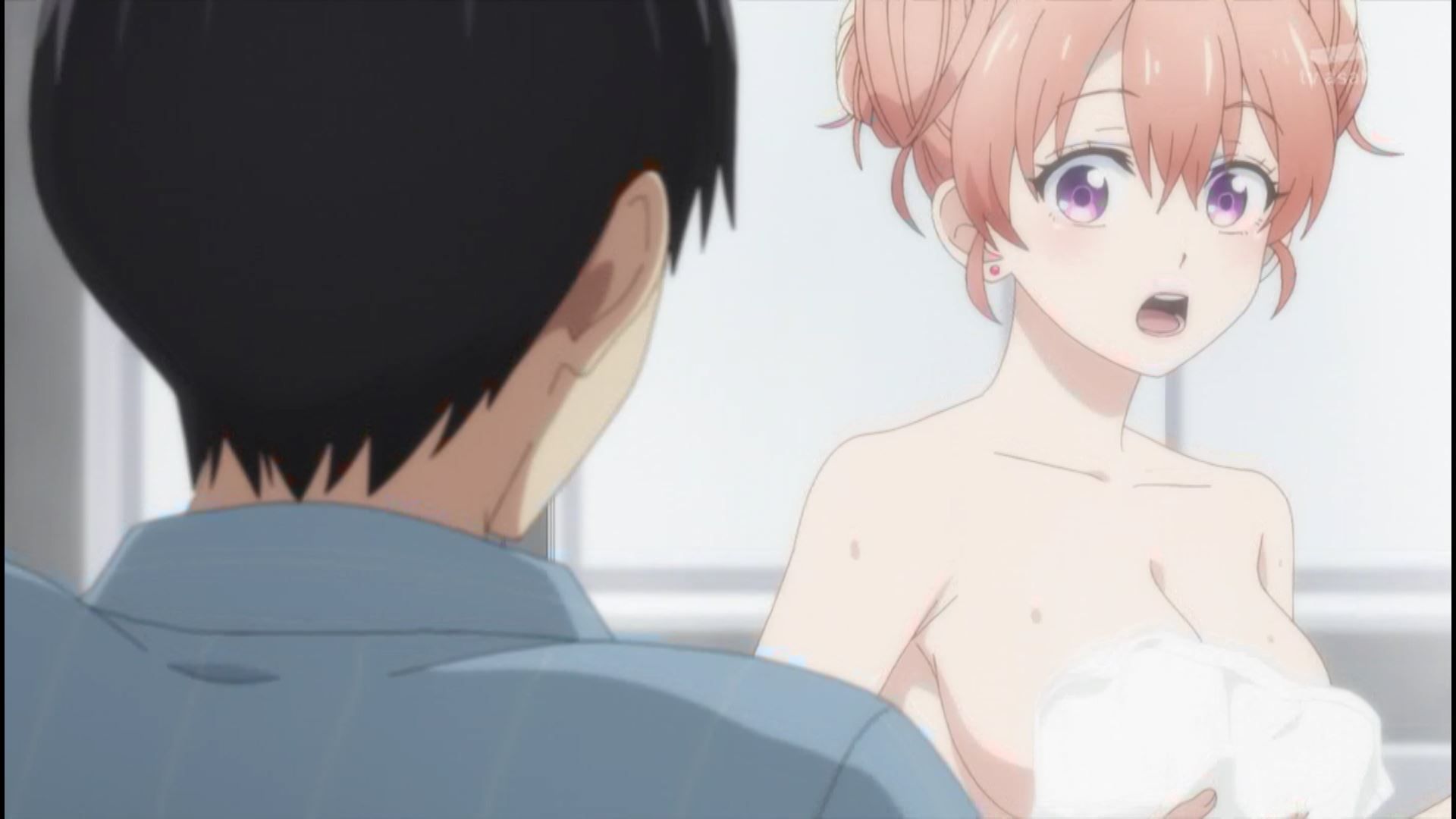 Anime "Cuckoo's Wife" In episode 3, such as a bath towel figure in a girl's erotic shower scene! 5