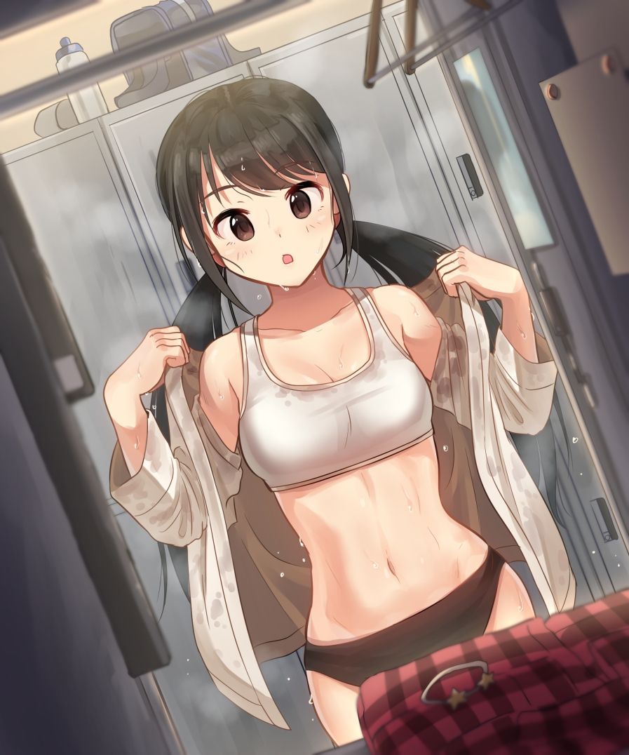 【Secondary erotic】 Here is the erotic image in the changing room of paradise where girls in the middle of changing clothes can be seen 24