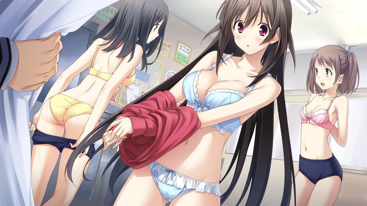 【Secondary erotic】 Here is the erotic image in the changing room of paradise where girls in the middle of changing clothes can be seen 27