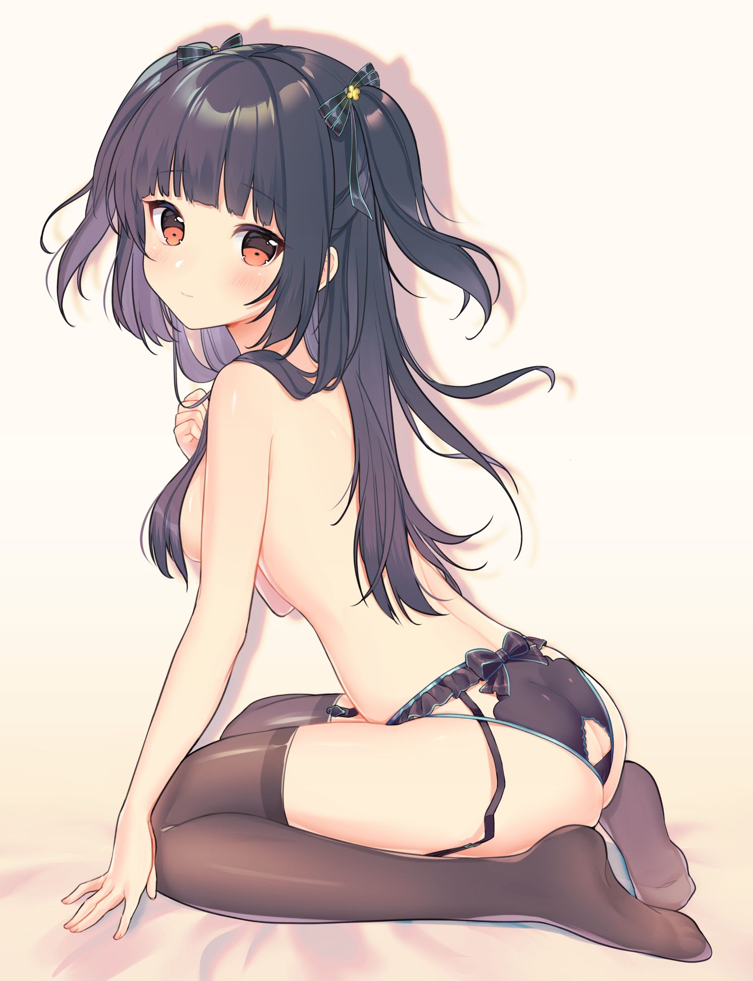 Erotic anime summary erotic image collection of beautiful girls wearing a garter belt [50 sheets] 25