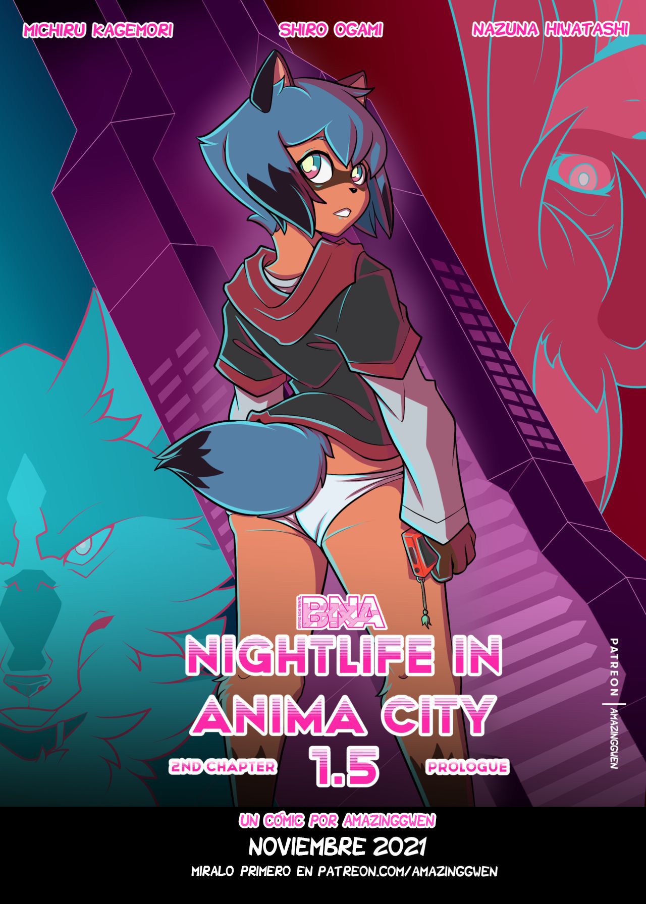 [Amazinggwen] Nightlife In Animacity 1.5 [Spanish] [Kamus2001] (Ongoing) 1