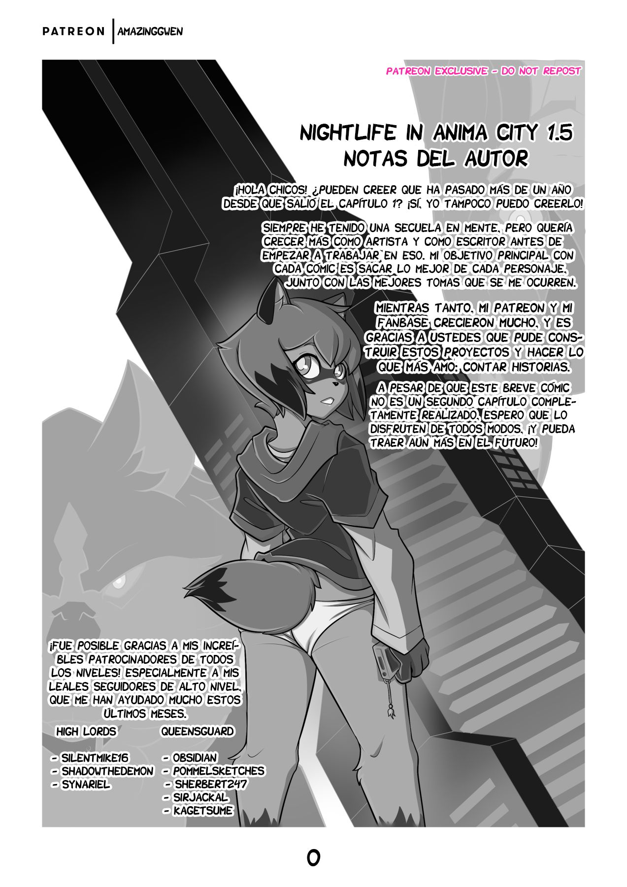 [Amazinggwen] Nightlife In Animacity 1.5 [Spanish] [Kamus2001] (Ongoing) 2