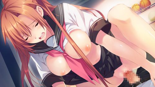 Erotic anime summary Image collection of nasty JK who is having sex while wearing a uniform [50 sheets] 4