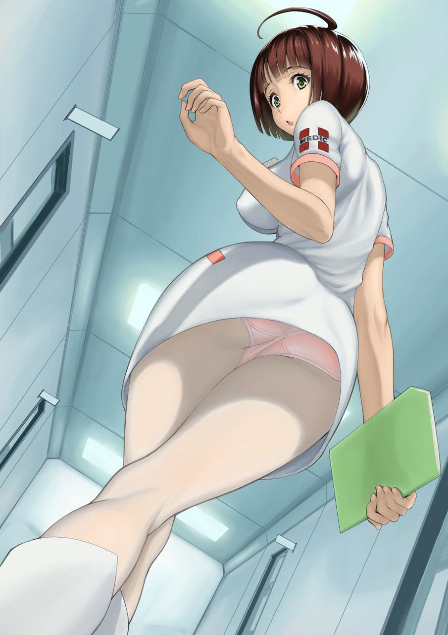 2D erotic image of nurse who will die anymore if there is such an angel 1