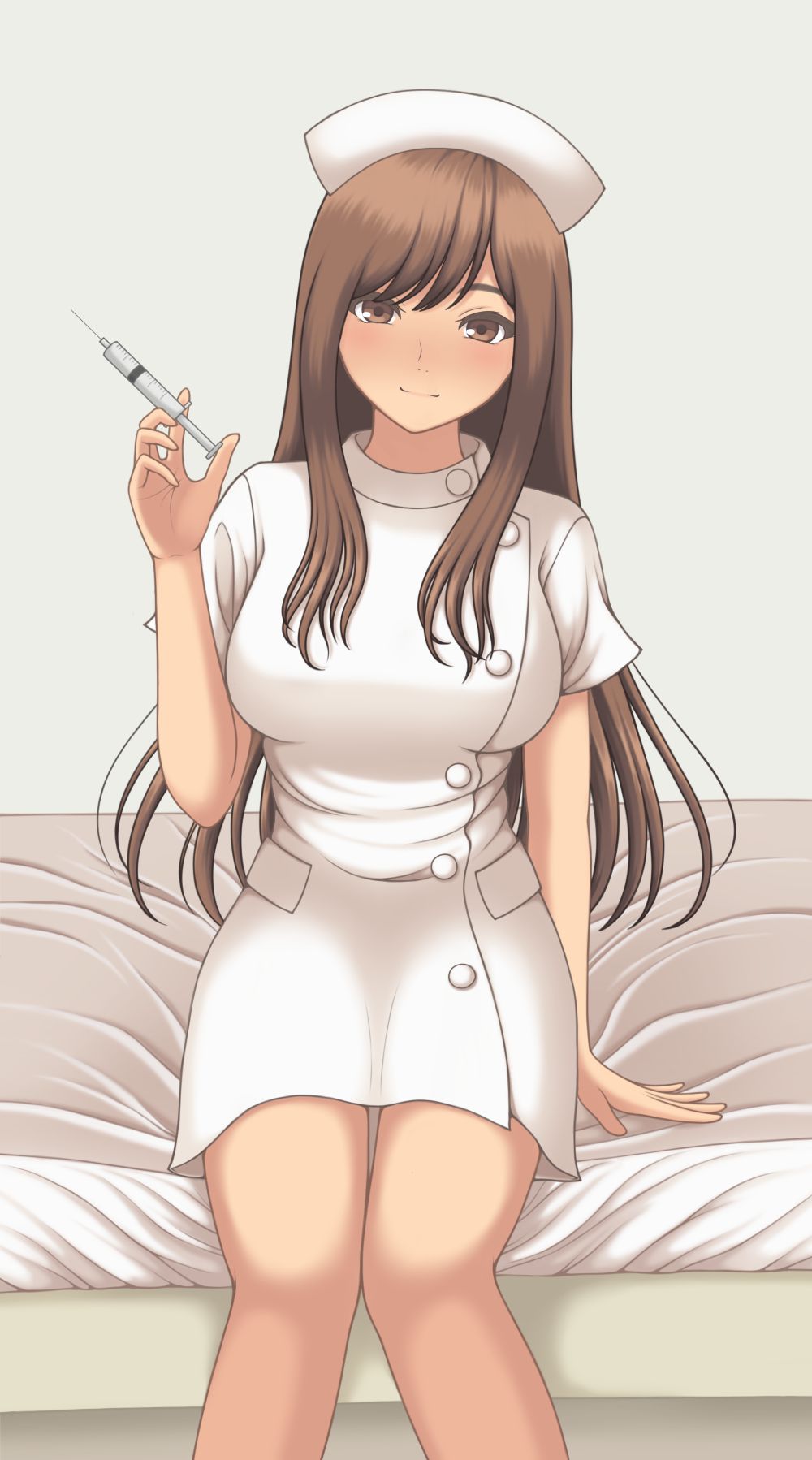 2D erotic image of nurse who will die anymore if there is such an angel 10