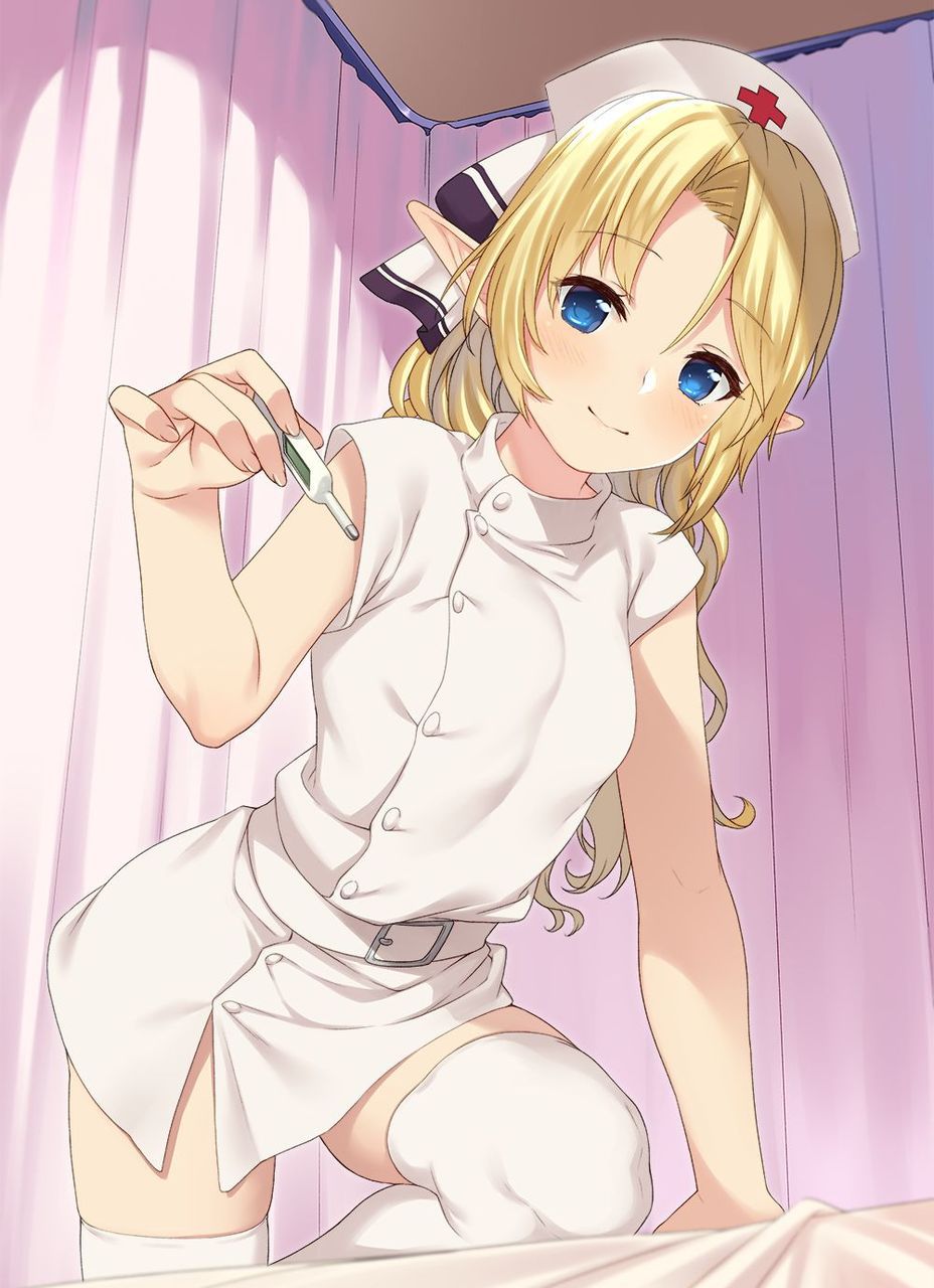 2D erotic image of nurse who will die anymore if there is such an angel 11