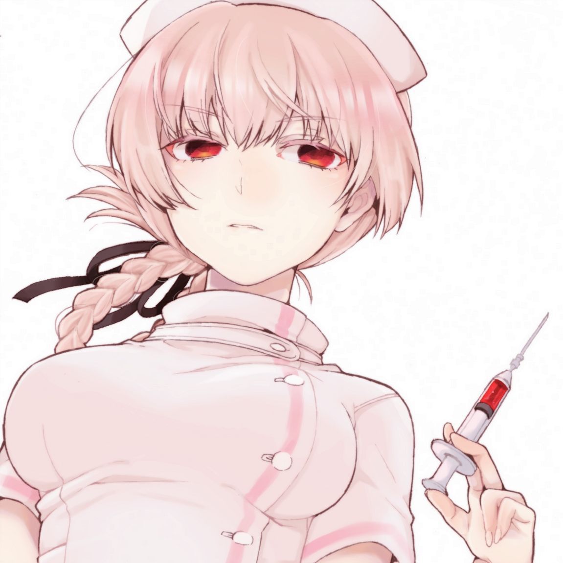 2D erotic image of nurse who will die anymore if there is such an angel 12