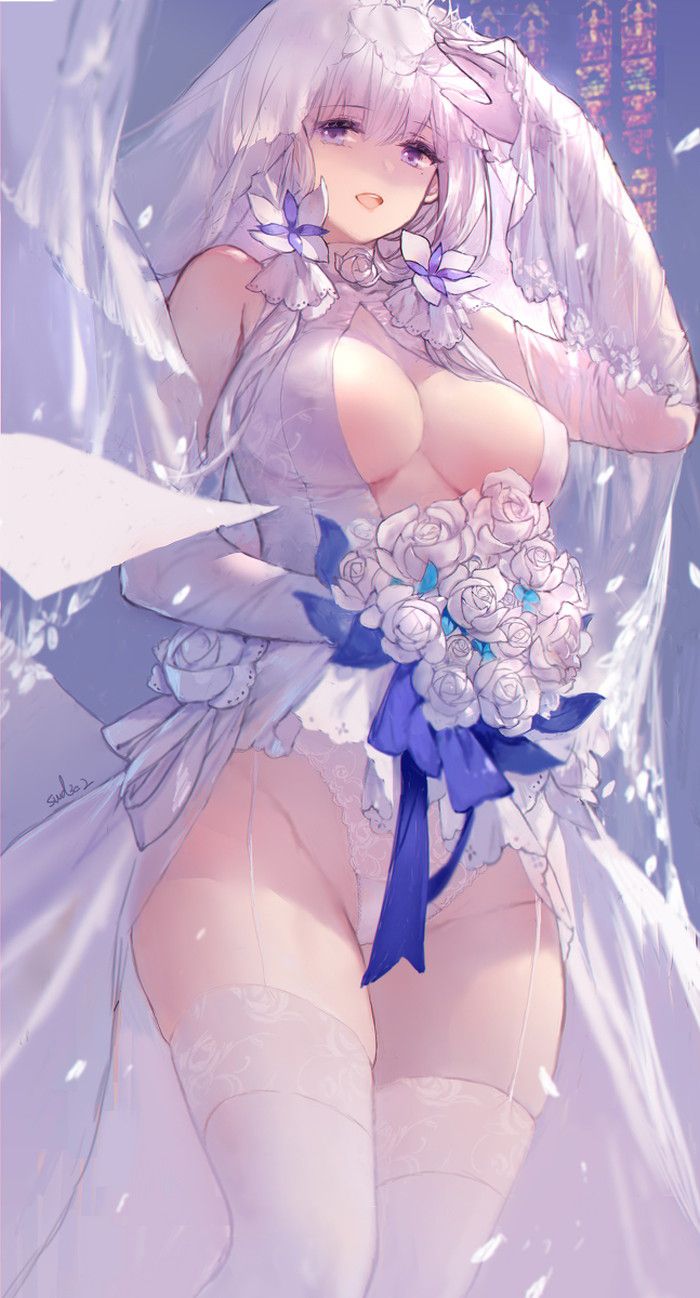 【Secondary】Erotic image of pure white wedding dress comes off Part 2 17