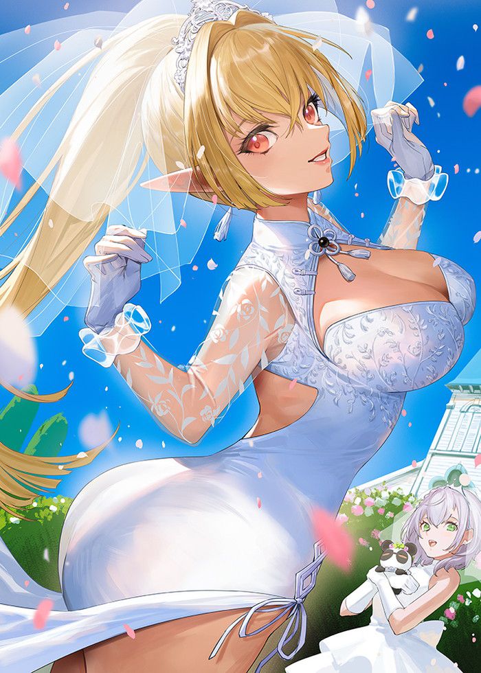 【Secondary】Erotic image of pure white wedding dress comes off Part 2 18