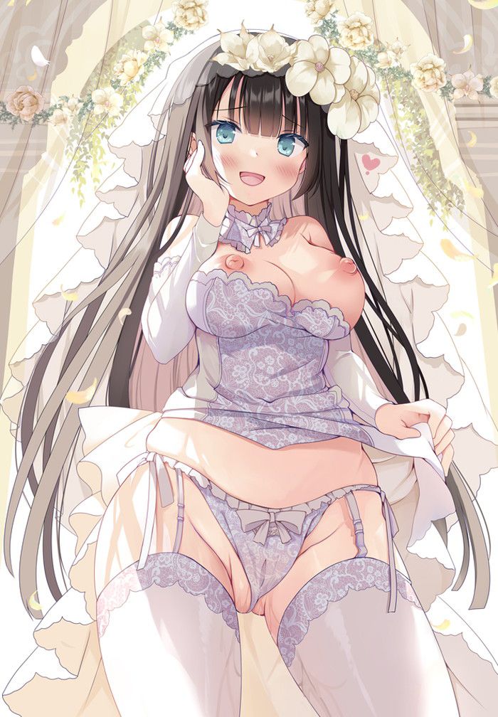 【Secondary】Erotic image of pure white wedding dress comes off Part 2 47