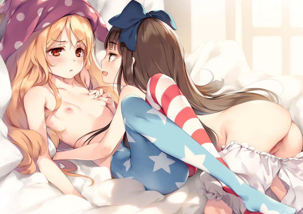 Lesbian 2D erotic image that some girls are doing naughty things 11
