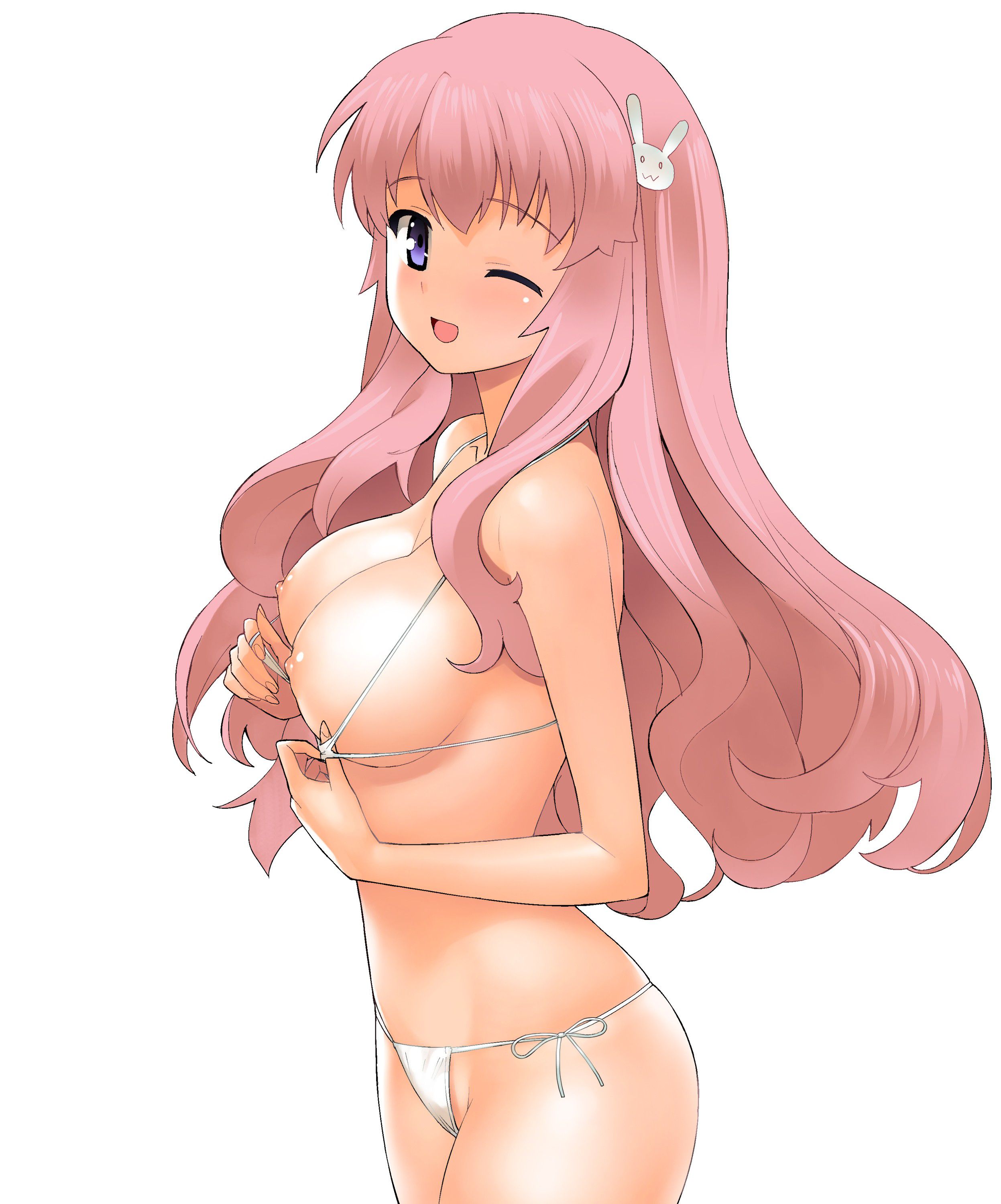 【Secondary erotic】 There is no point in wearing, but here is an erotic image of a girl wearing insanely erotic underwear and swimsuit 10