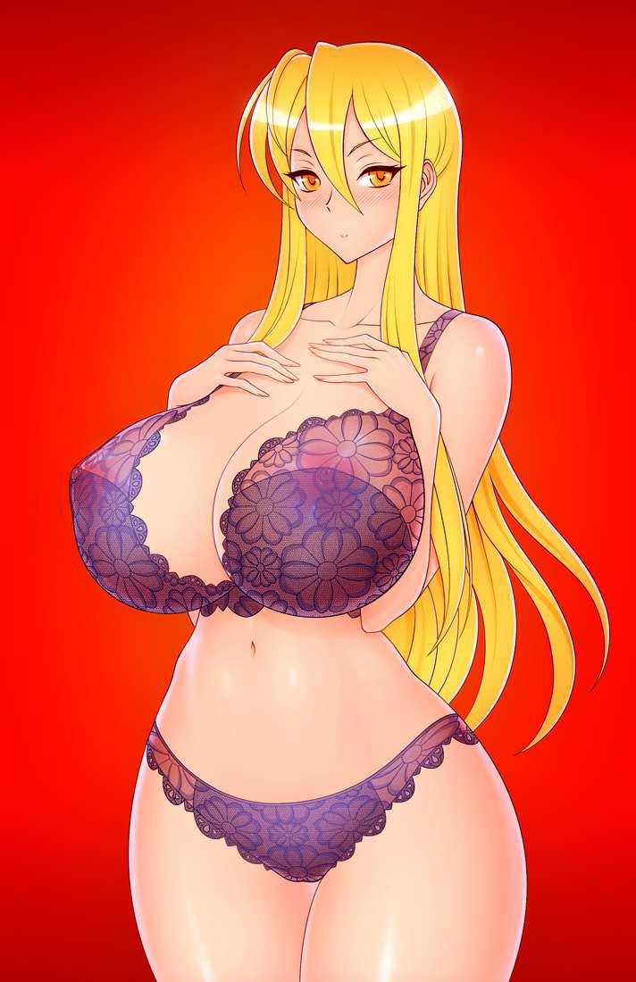 Erotic underwear Secondary erotic image of a busty girl wearing a murasaki color bra 3