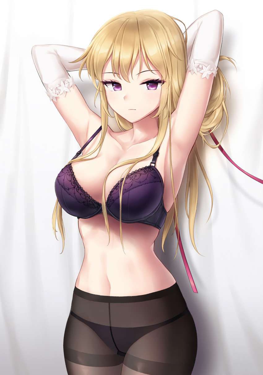 Erotic underwear Secondary erotic image of a busty girl wearing a murasaki color bra 35