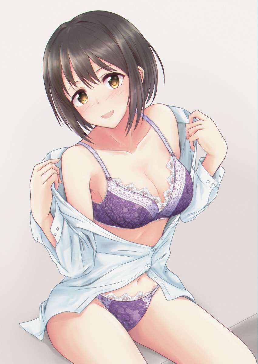 Erotic underwear Secondary erotic image of a busty girl wearing a murasaki color bra 38