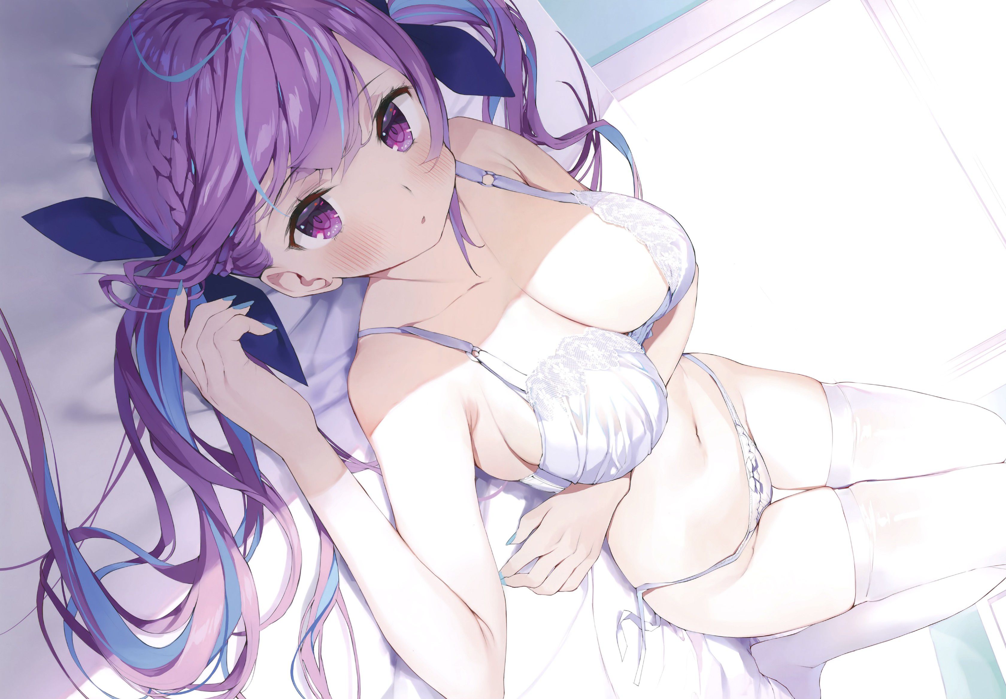 Secondary erotic images of cute girls with purple hair Part 17 6