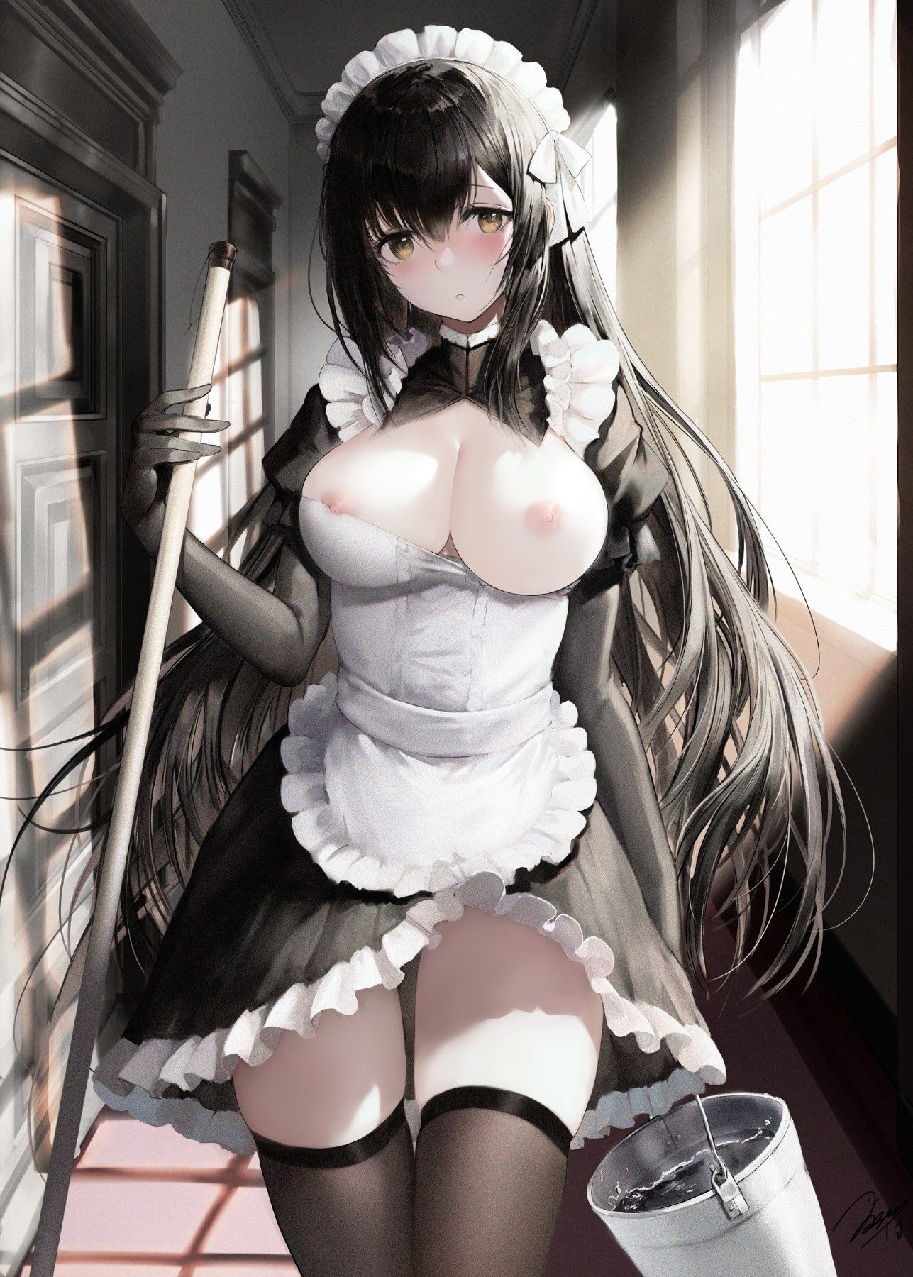 2nd Erotic image of maid beautiful girl who want to serve Part 21 23