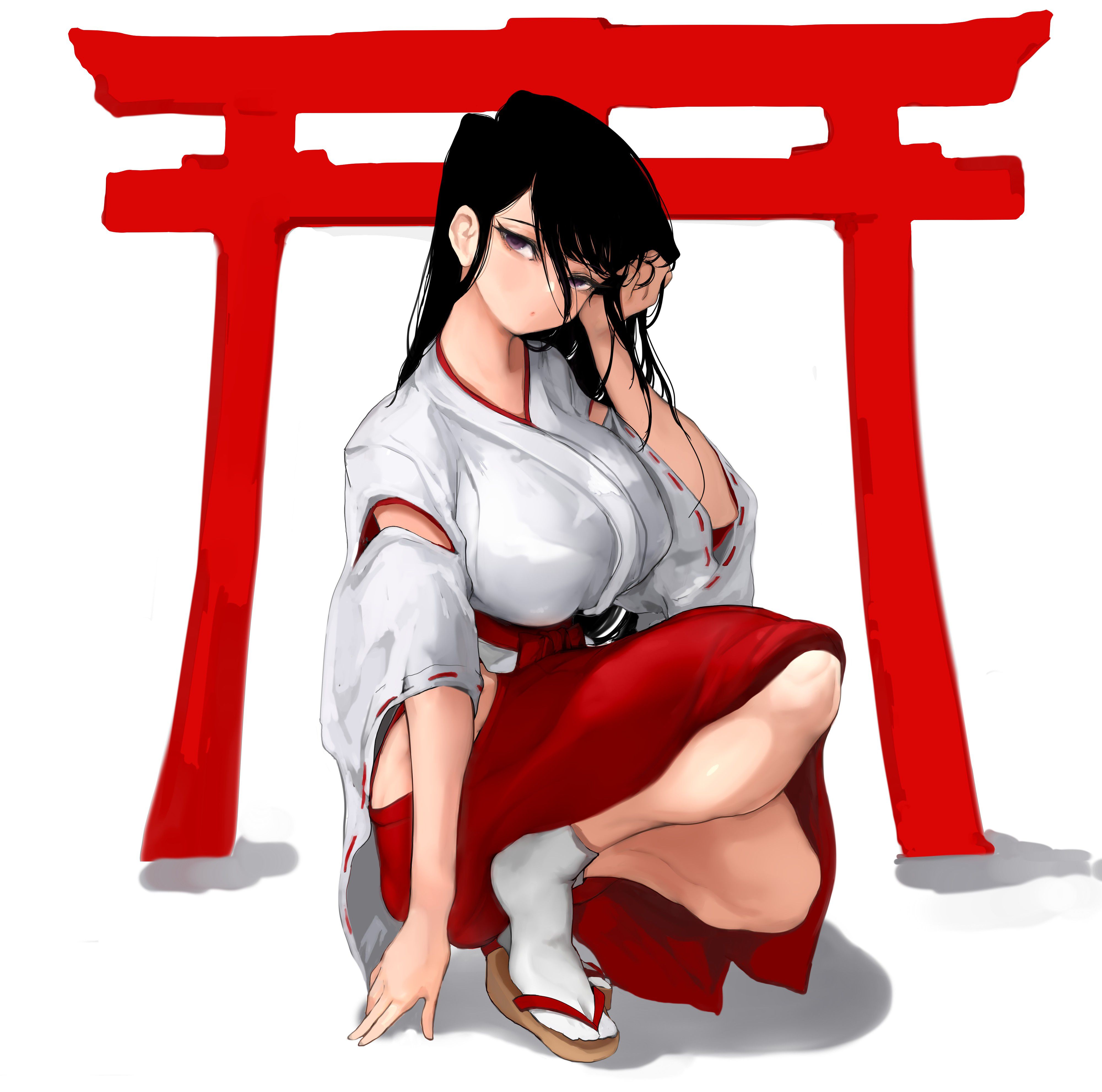 【2nd】 Cute erotic image of the shrine maiden Part 5 19