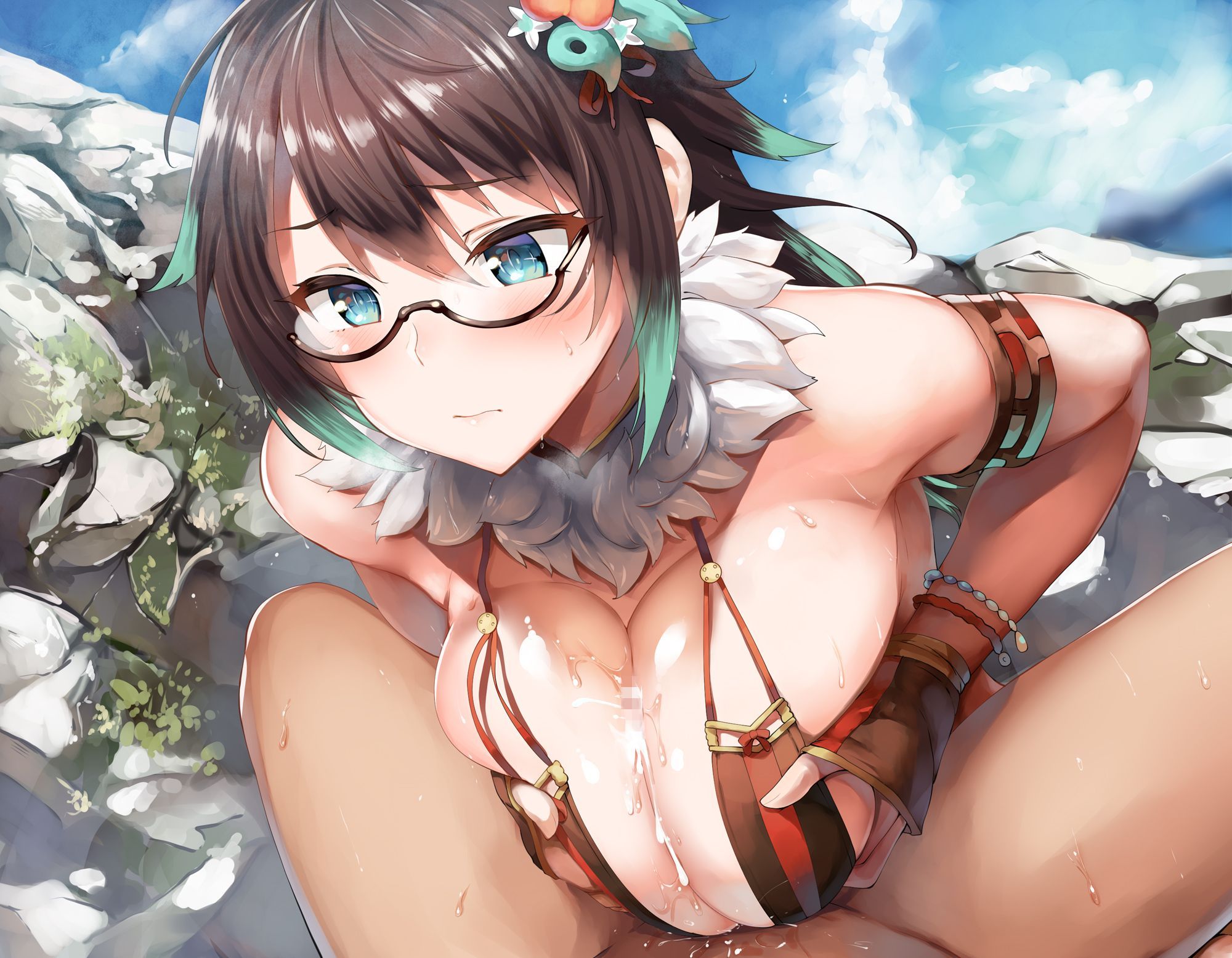 Erotic anime summary If you want to feel comfortable even in the outdoors, beautiful girls and beautiful girls who will be exposed and Ao [secondary erotic] 25