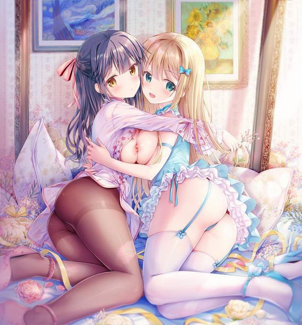 Secondary erotic munyutsu! Here is a very shiko erotic image that girls are milking together 31